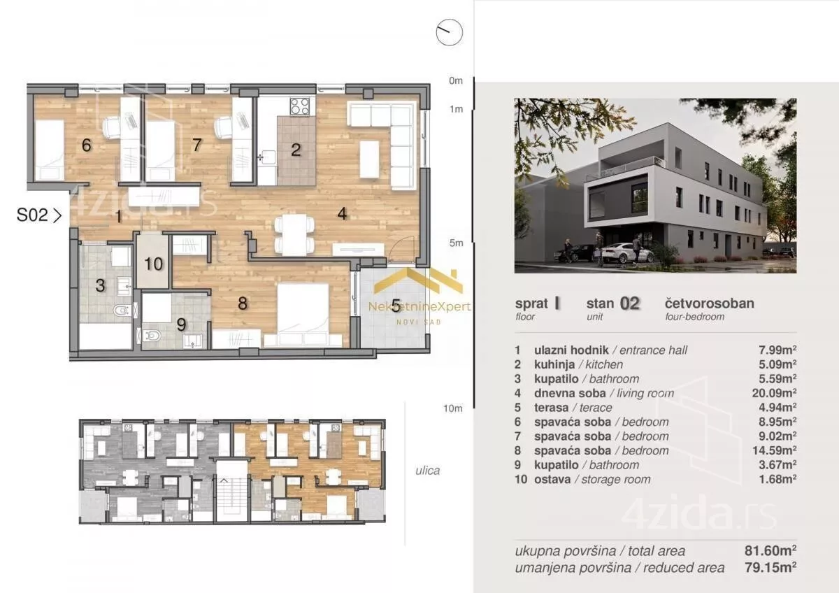 Četvorosoban stan | 4zida