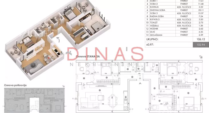 Petosoban stan | 4zida