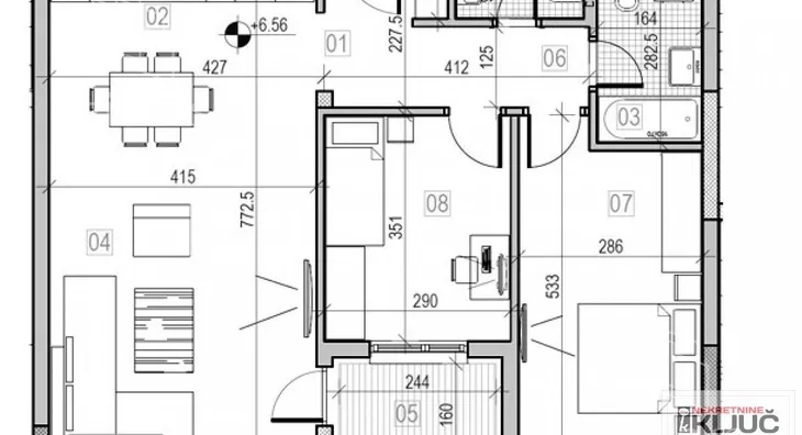 Trosoban stan | 4zida
