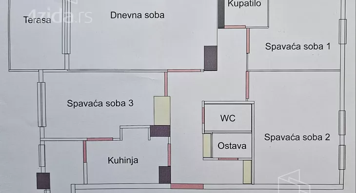 Trosoban stan | 4zida