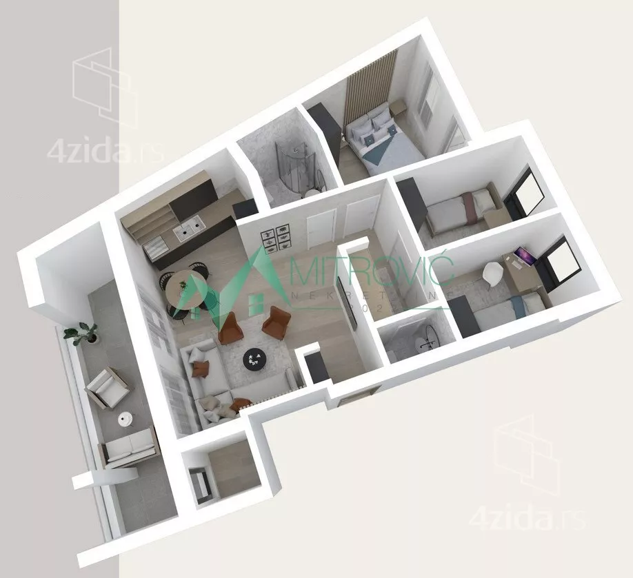 Troiposoban stan | 4zida