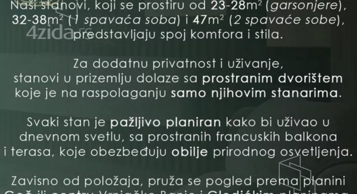 Dvosoban stan | 4zida