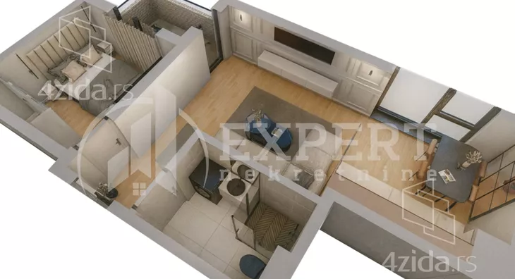 Jednoiposoban stan | 4zida