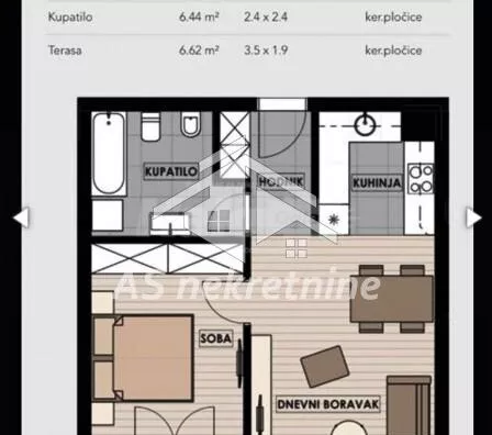 Dvosoban stan | 4zida