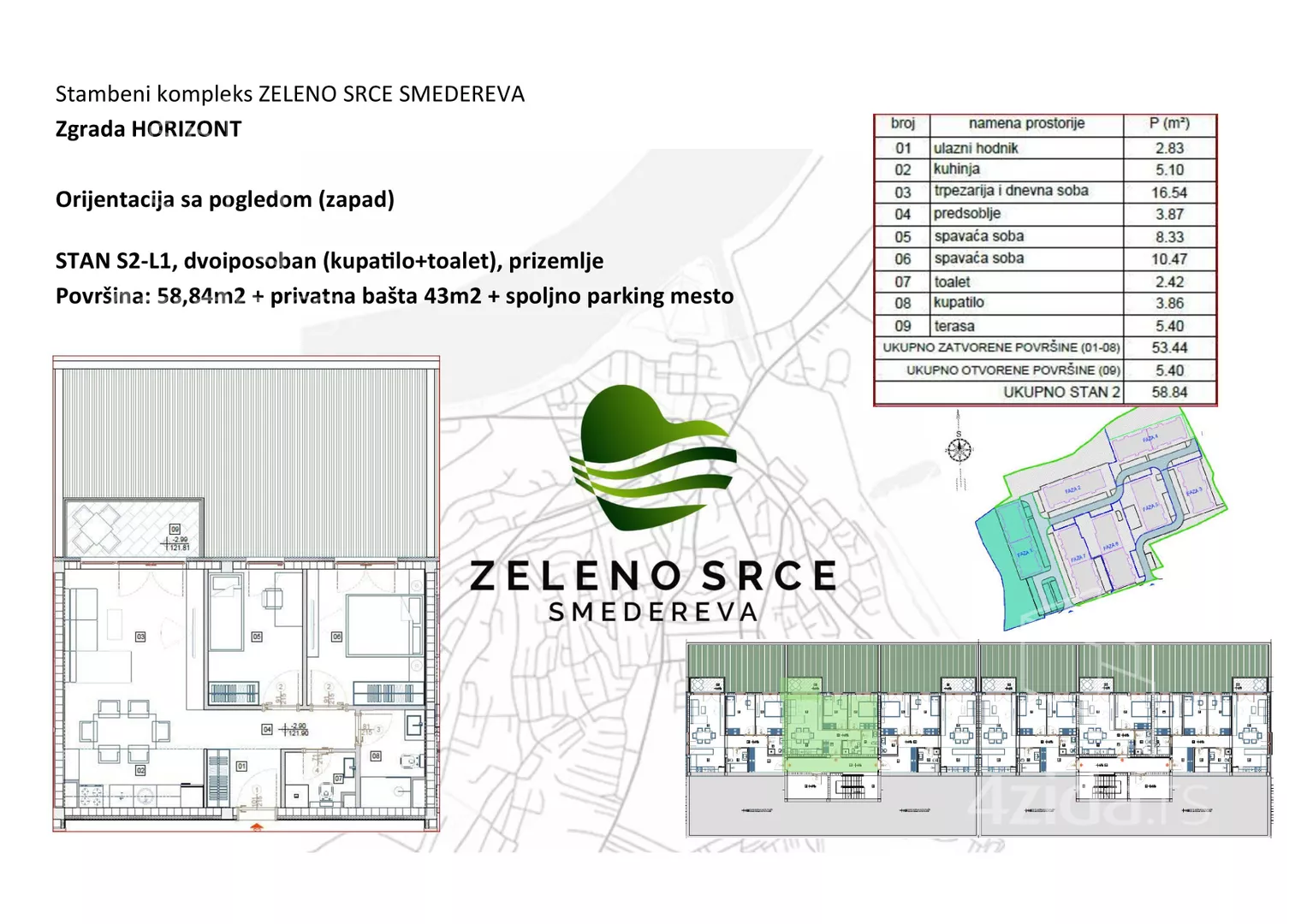 Trosoban stan | 4zida