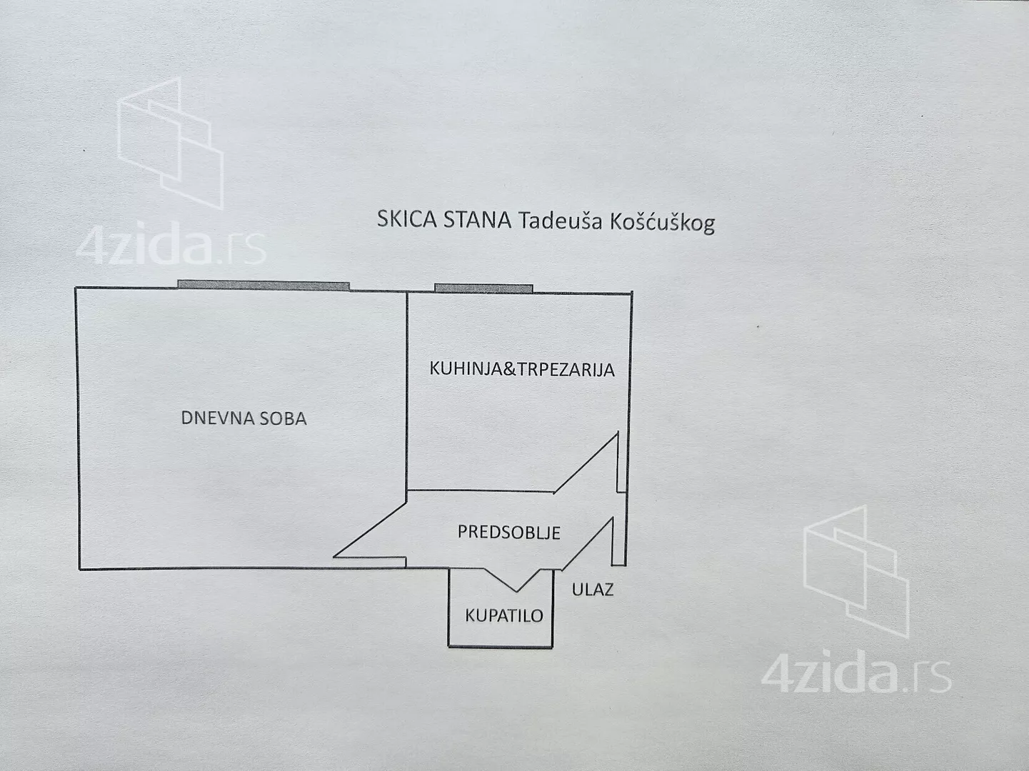 Jednosoban stan | 4zida