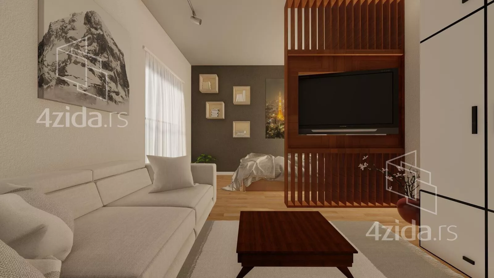 Jednoiposoban stan | 4zida