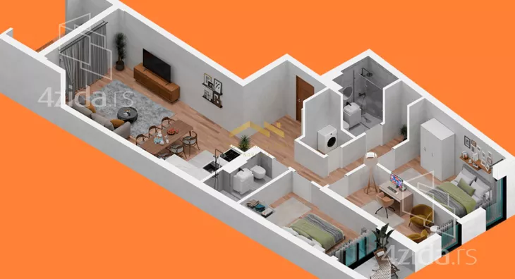 Četvorosoban stan | 4zida