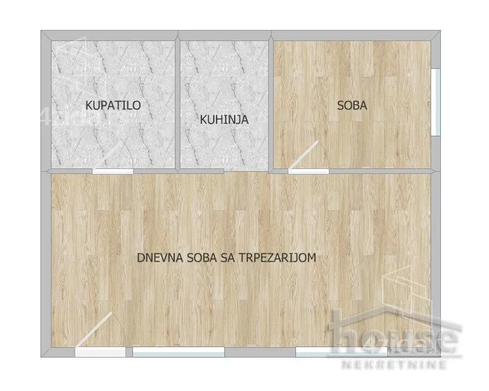 Jednoiposoban stan | 4zida