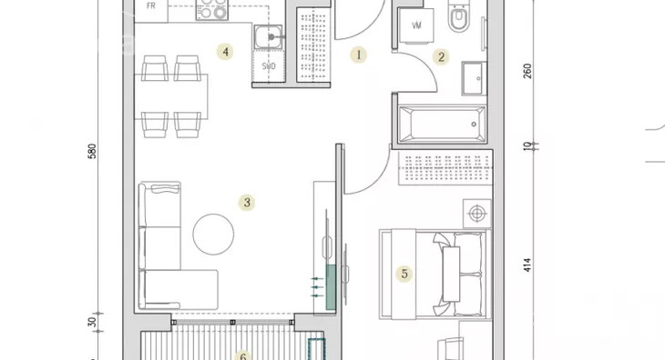 Dvosoban stan | 4zida