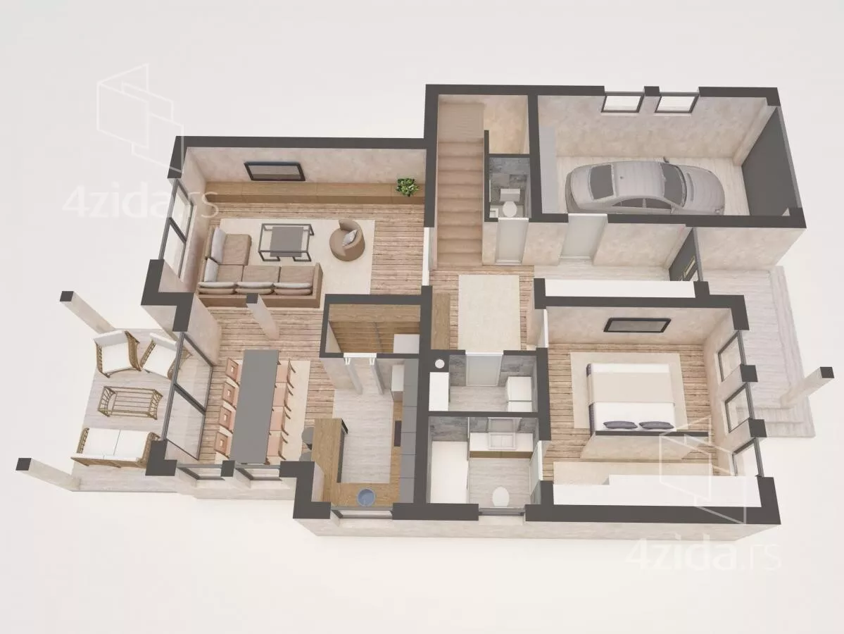 1-etažna kuća | 4zida