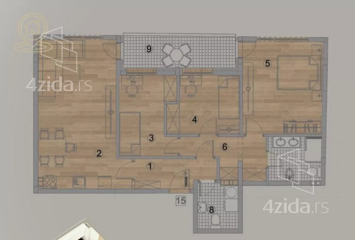 Četvorosoban stan | 4zida