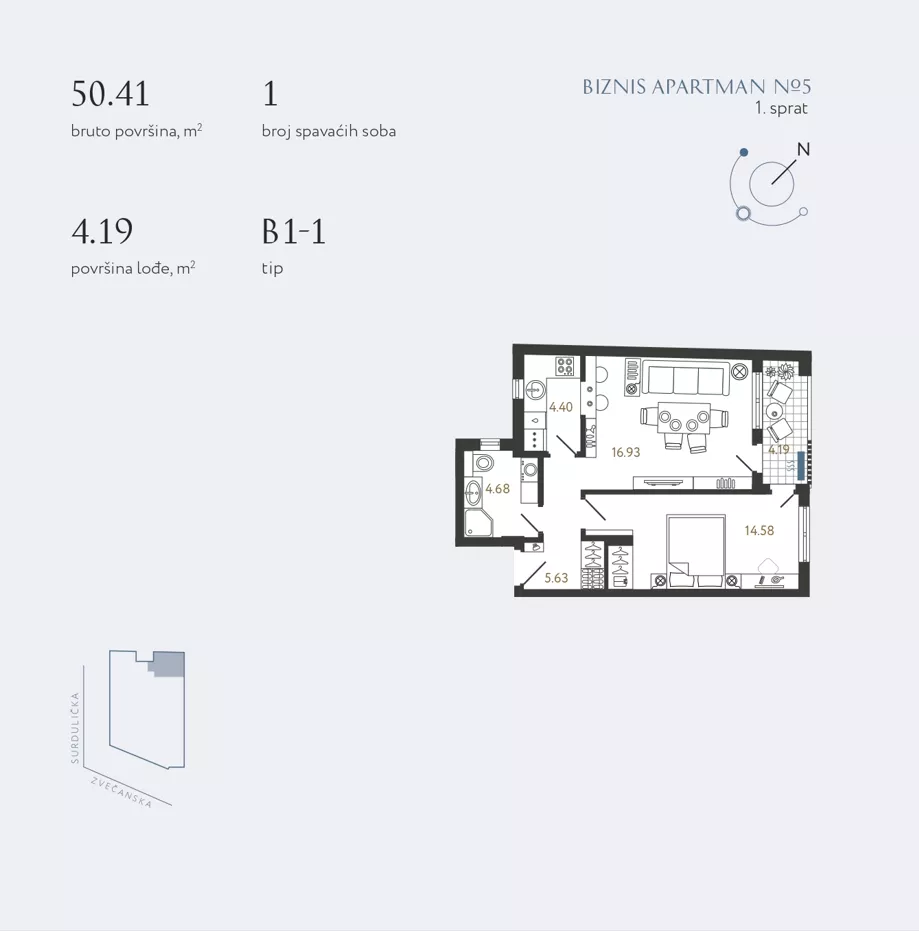 Dvosoban stan | 4zida