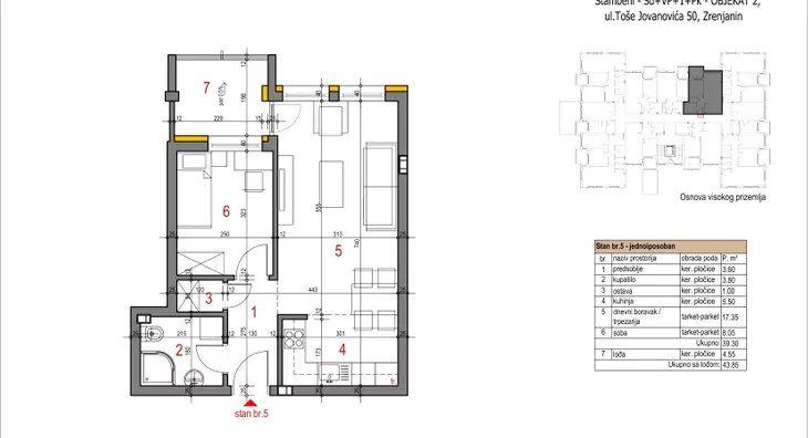 Trosoban stan | 4zida