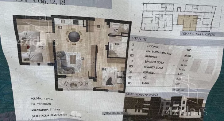 Trosoban stan | 4zida