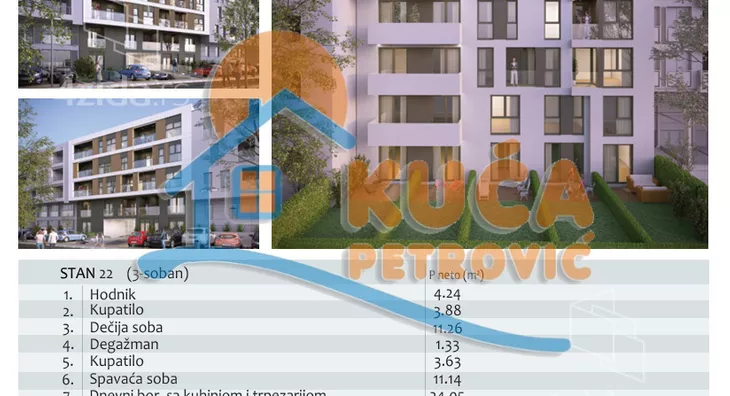 Trosoban stan | 4zida