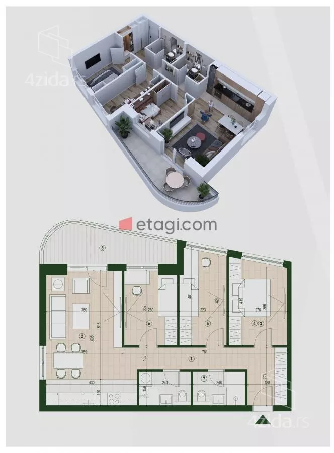 Četvorosoban stan | 4zida