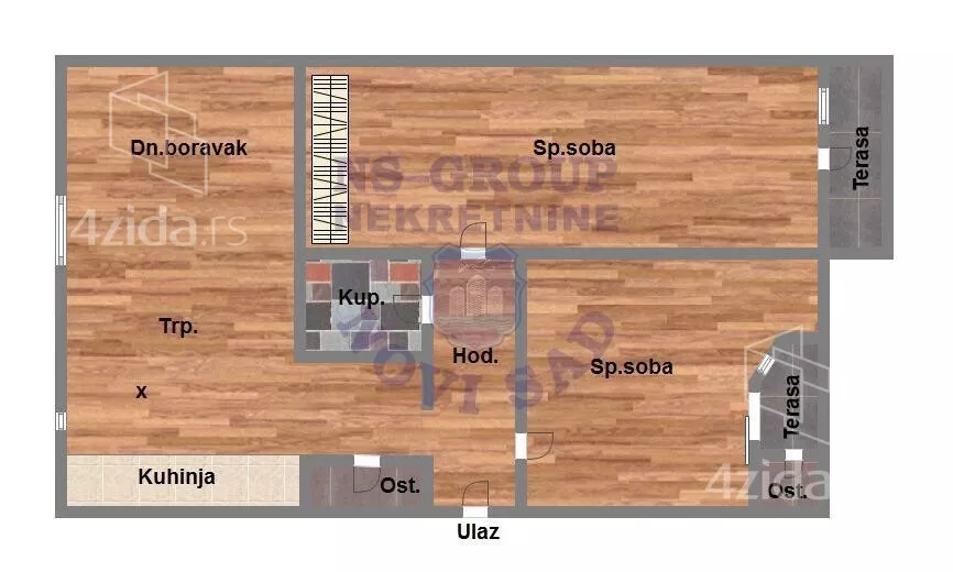 Trosoban stan | 4zida