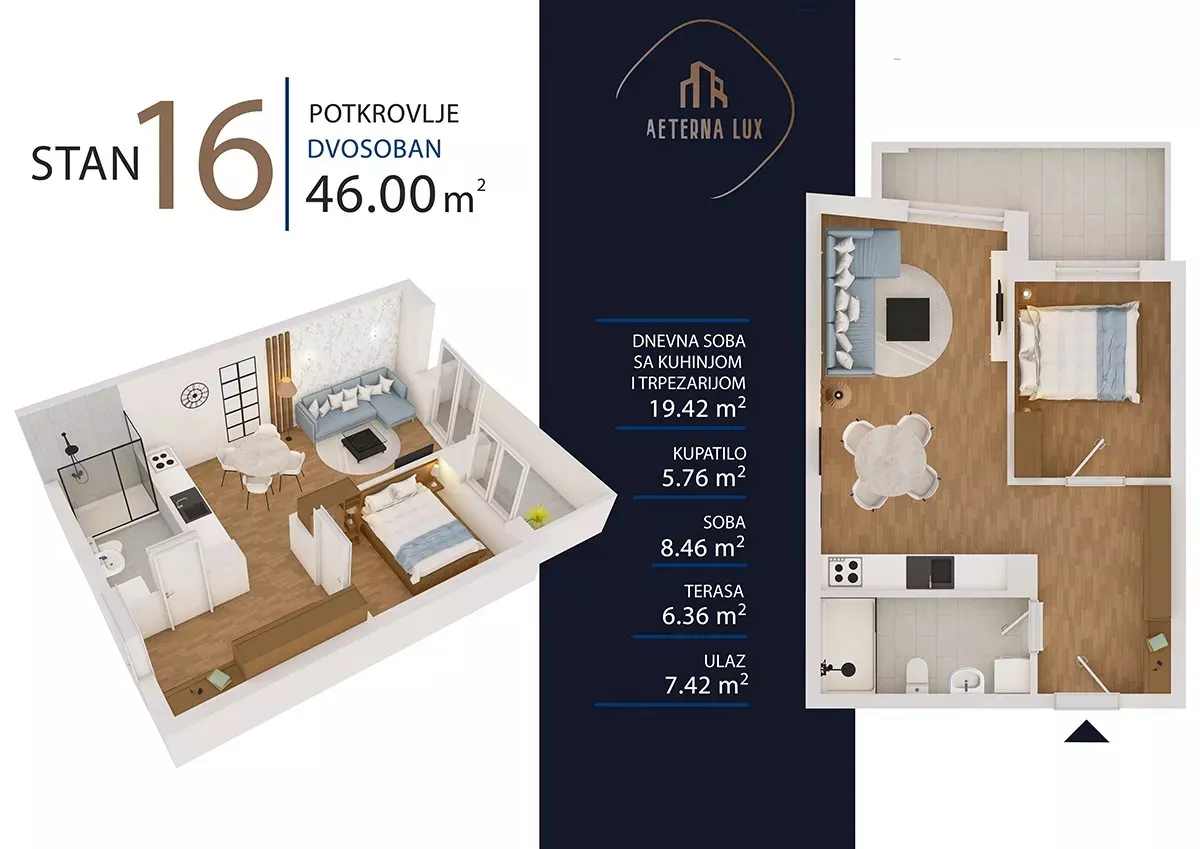 Dvosoban stan | 4zida