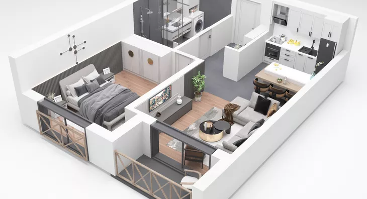 Jednoiposoban stan | 4zida