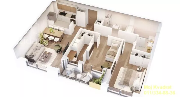 Trosoban stan | 4zida