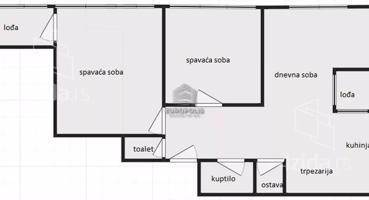 Trosoban stan | 4zida