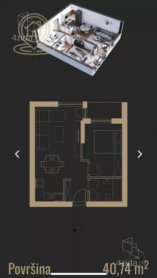 Trosoban stan | 4zida