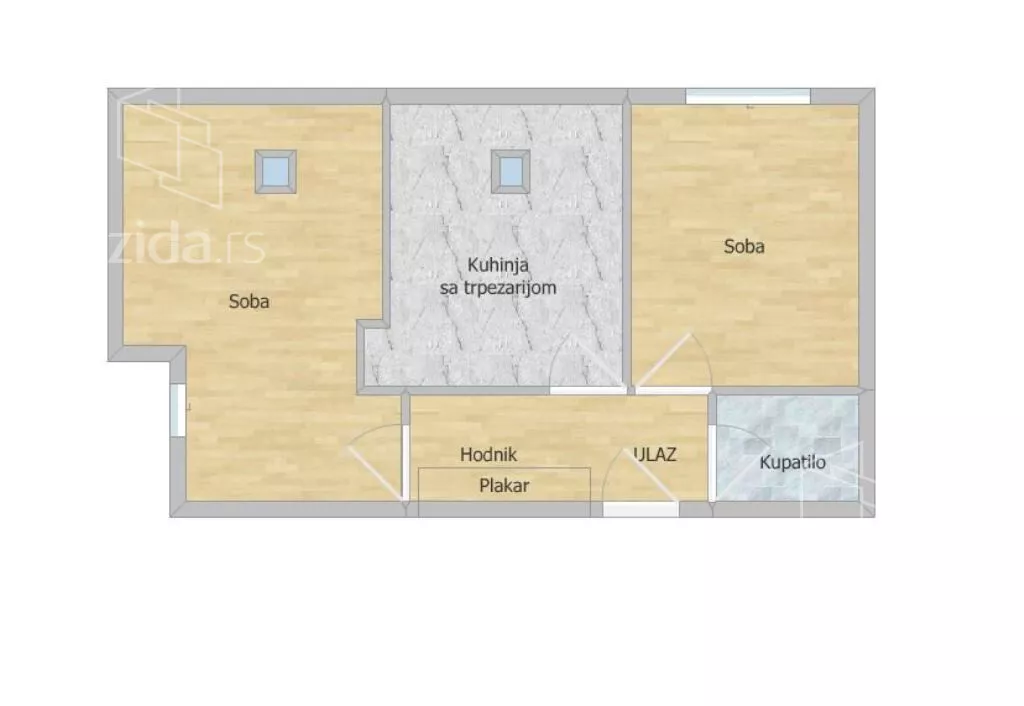 Dvosoban stan | 4zida