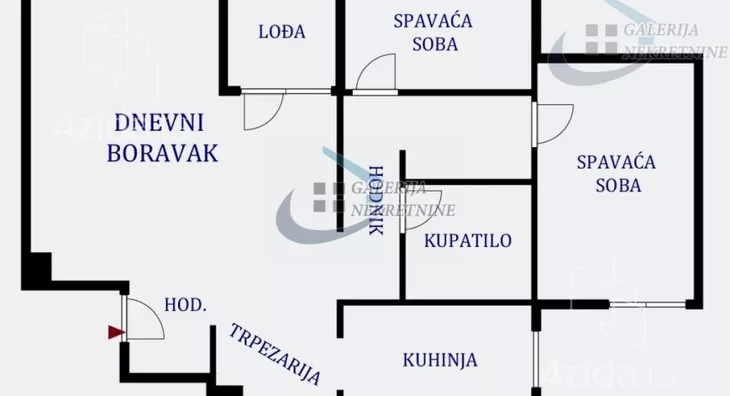 Trosoban stan | 4zida