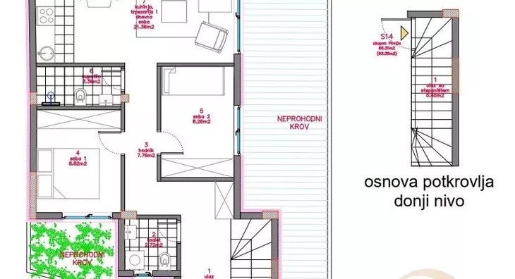 Trosoban stan | 4zida