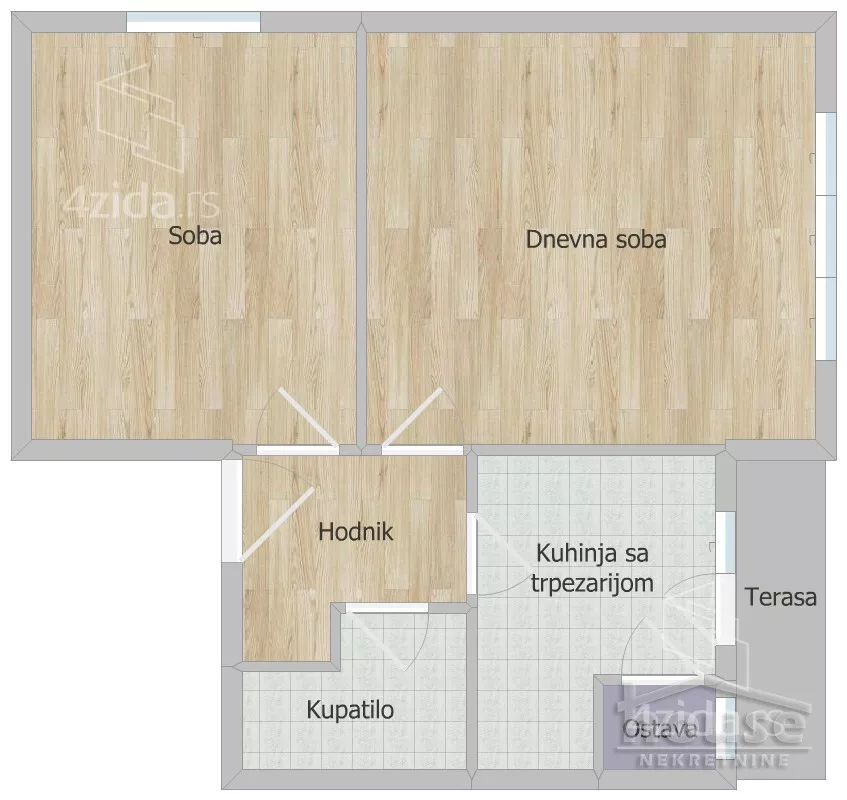Dvosoban stan | 4zida