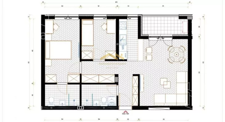 Trosoban stan | 4zida