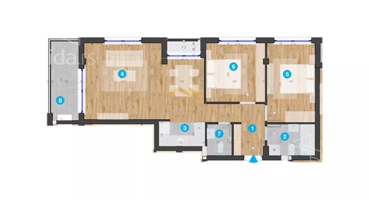 Trosoban stan | 4zida