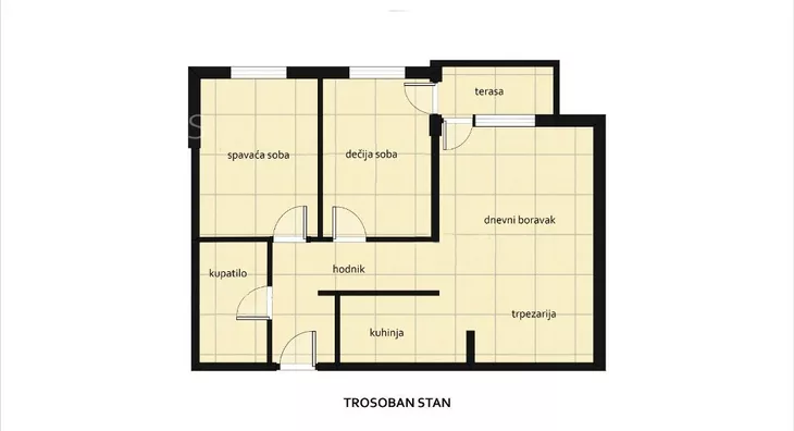 Trosoban stan | 4zida