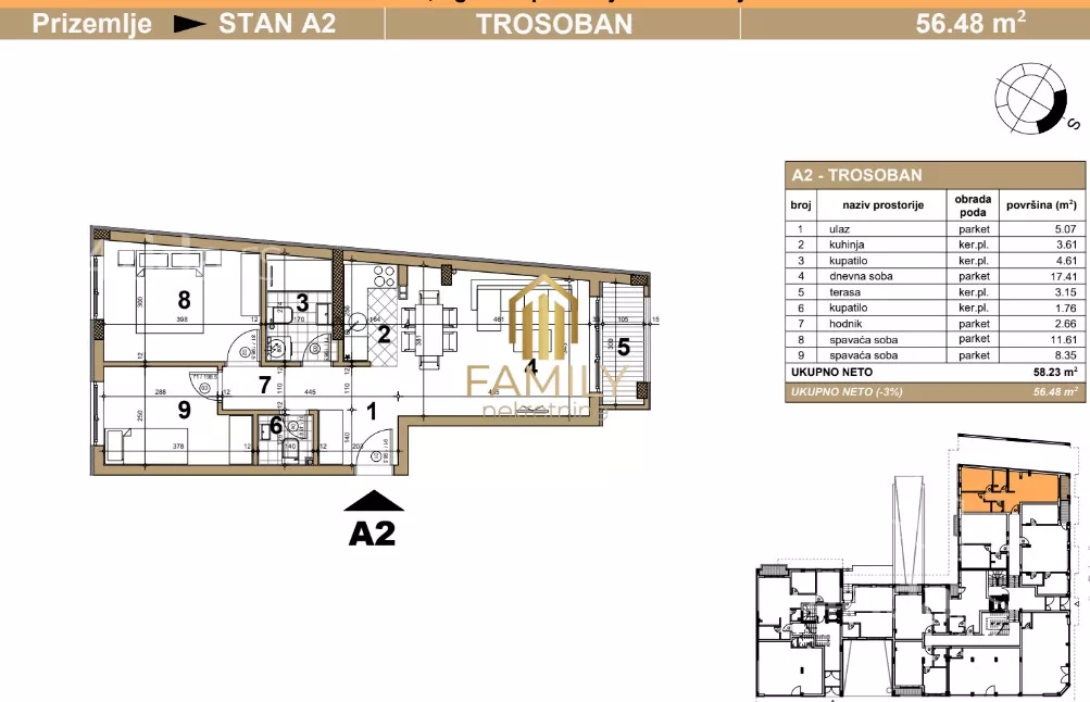 Trosoban stan | 4zida