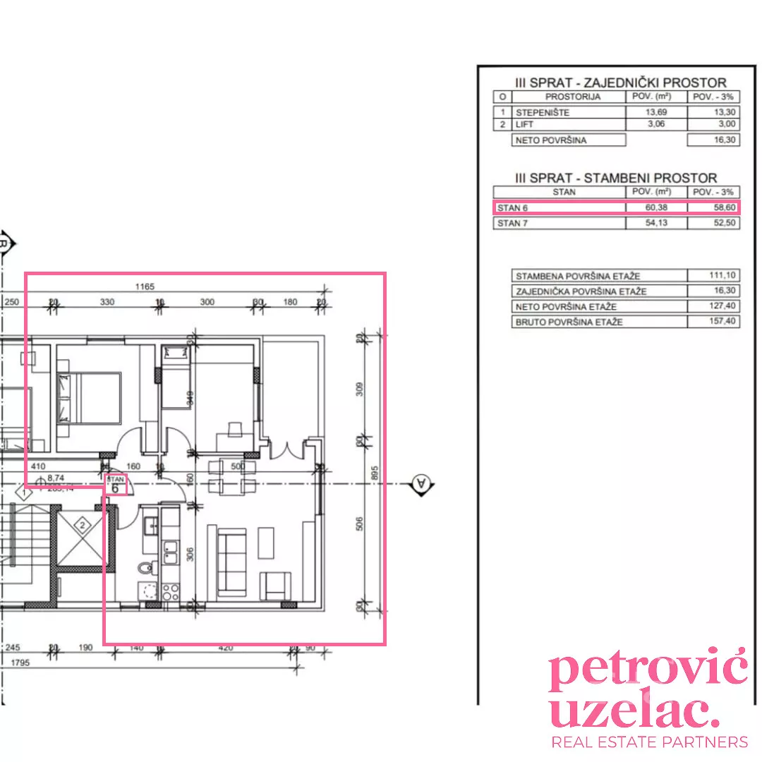 Trosoban stan | 4zida