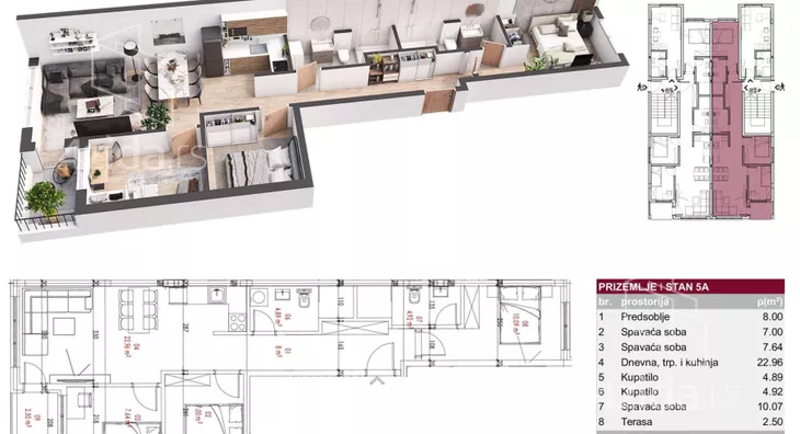 Troiposoban stan | 4zida