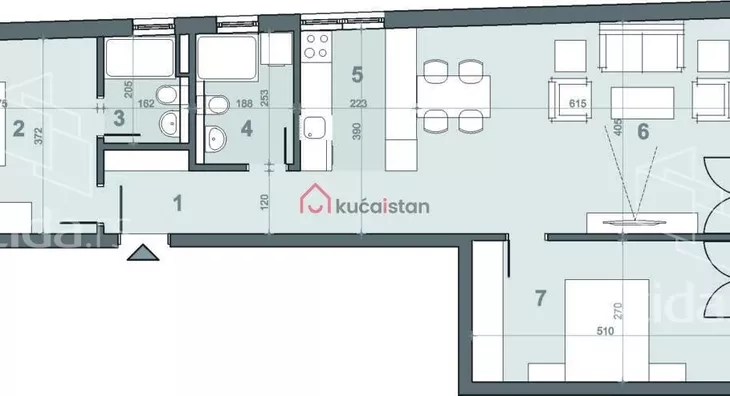 Trosoban stan | 4zida
