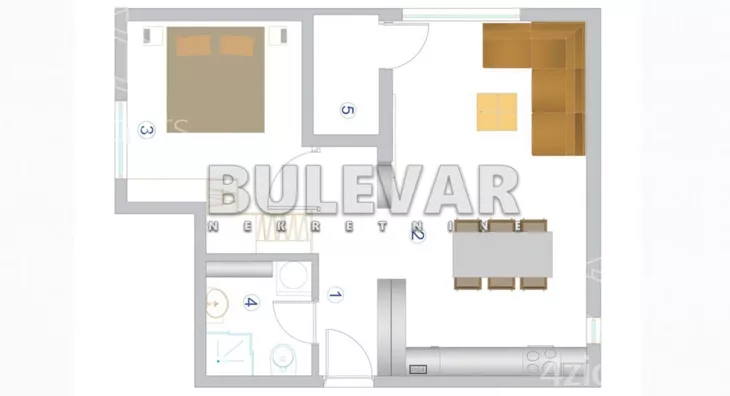 Jednoiposoban stan | 4zida