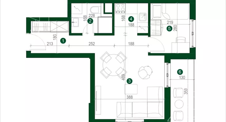 Dvosoban stan | 4zida