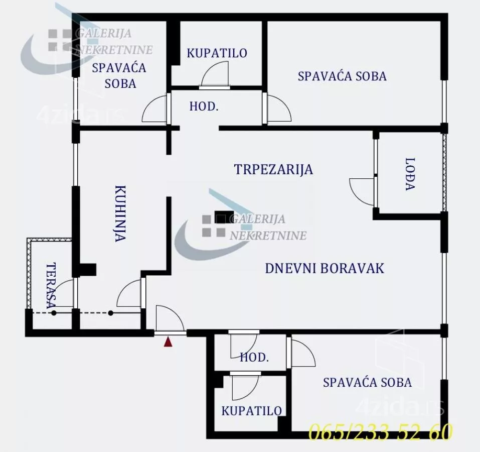 Troiposoban stan | 4zida