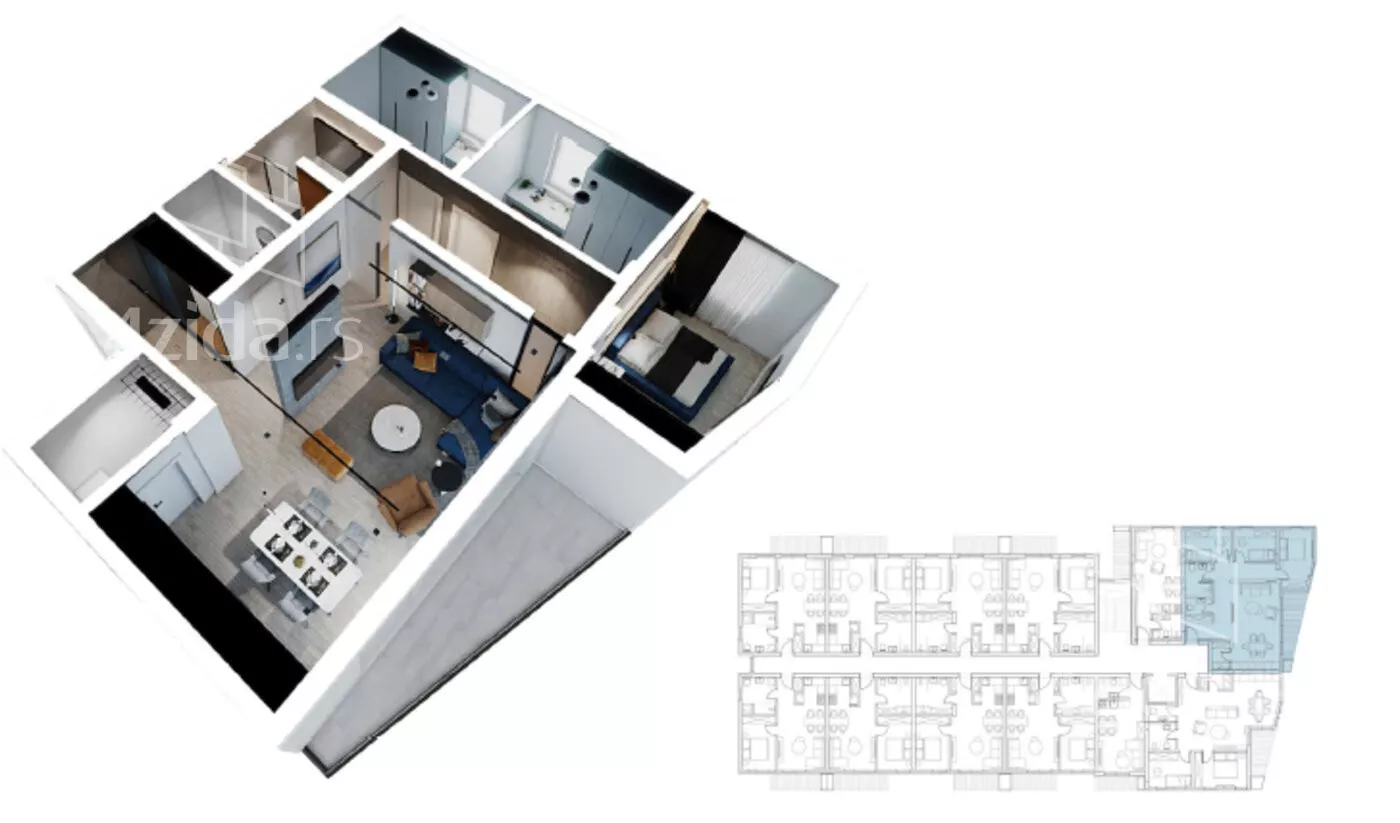 Troiposoban stan | 4zida