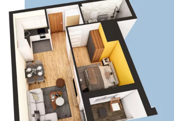 Dvosoban stan | 4zida