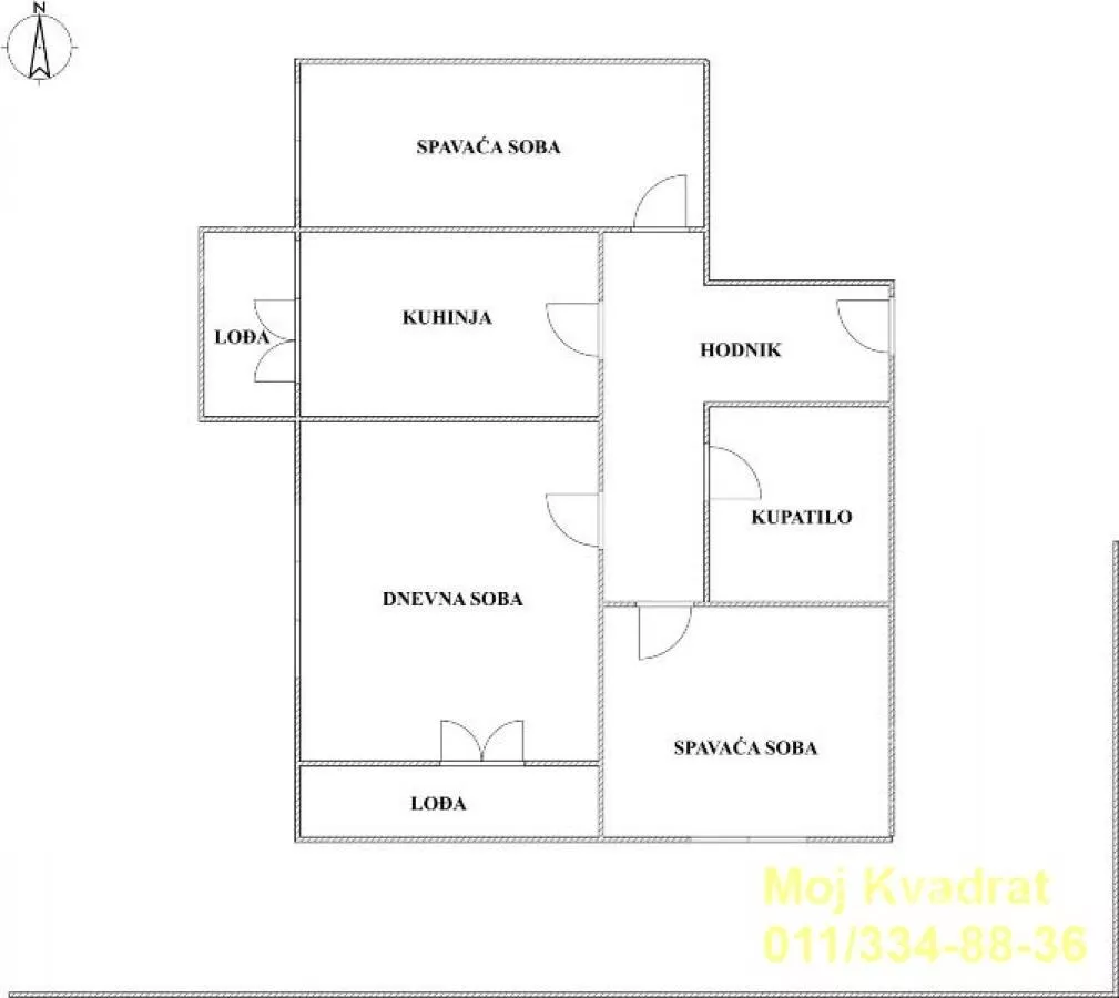 Trosoban stan | 4zida