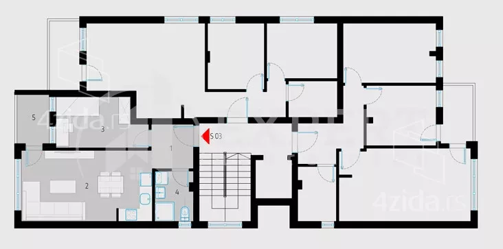 Dvosoban stan | 4zida