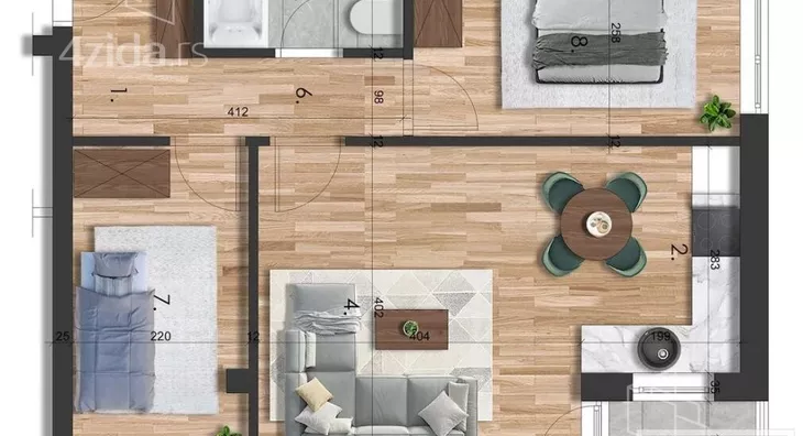 Dvoiposoban stan | 4zida