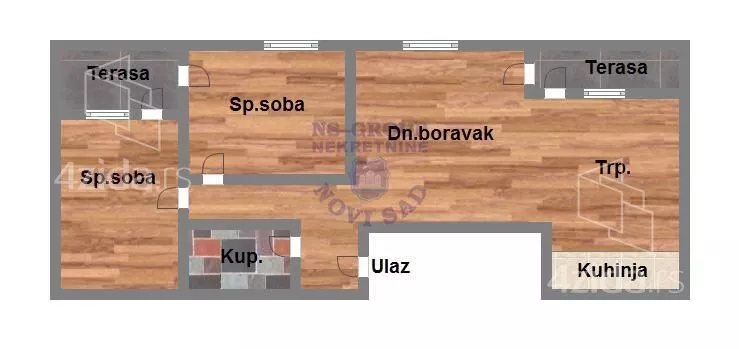Trosoban stan | 4zida