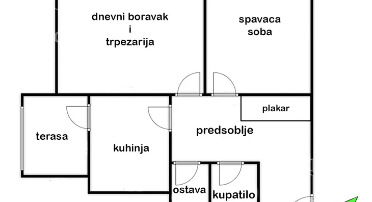 Dvosoban stan | 4zida