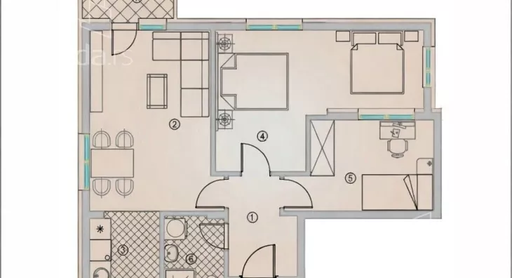 Dvoiposoban stan | 4zida