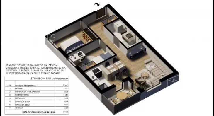 Dvoiposoban stan | 4zida